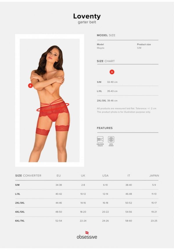 Loventy garter belt  L/XL ViPstore.hu - Erotika Webáruház - Szexshop 8