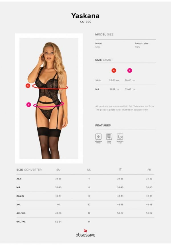 Yaskana corset black   XS/S #7 | ViPstore.hu - Erotika webáruház