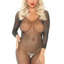 Fishnet Sleeved Bodystocking Black O/S | ViPstore.hu - Erotika webáruház #1 - EAN 714718540108 | SKU LEGAV07712