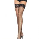 729201 STAY UP LYCRA INDUSTRIAL FISHNET THIGH HIGH O/S BLK #1 | ViPstore.hu - Erotika webáruház