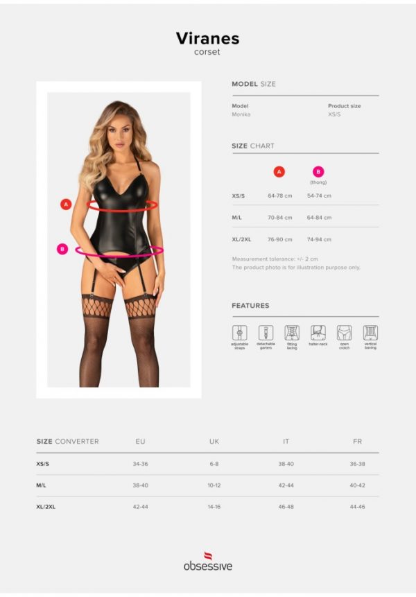 Viranes corset  M/L #9 | ViPstore.hu - Erotika webáruház