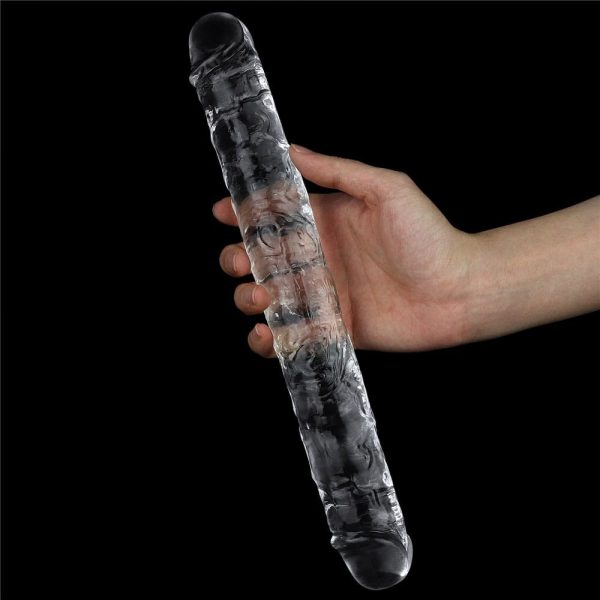 12''  Flawless Clear Double Dildo #4 | ViPstore.hu - Erotika webáruház