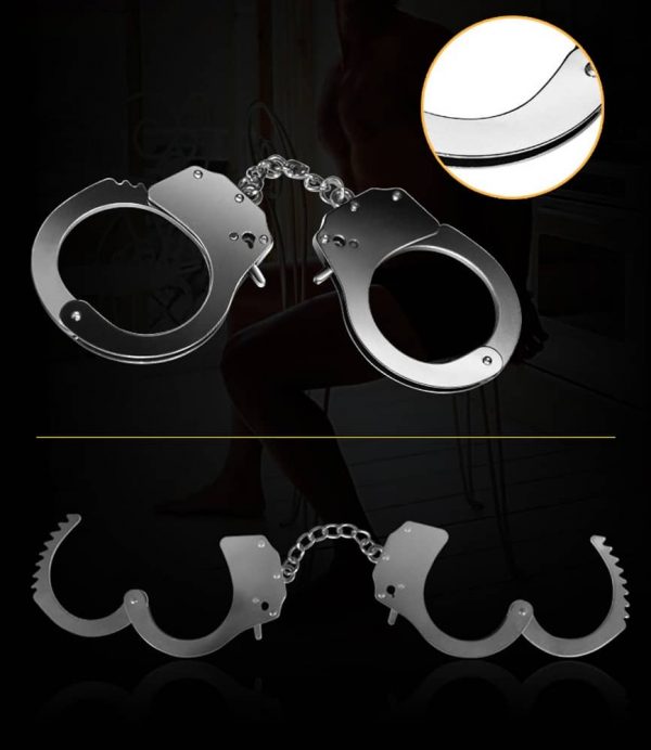 Fetish Pleasure Metal Hand Cuffs #4 | ViPstore.hu - Erotika webáruház