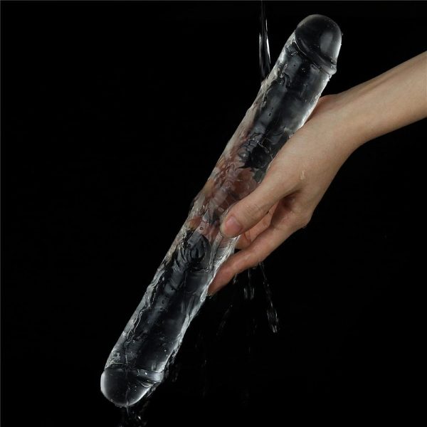 12''  Flawless Clear Double Dildo #2 | ViPstore.hu - Erotika webáruház