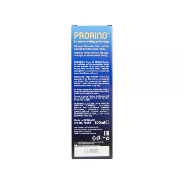 PRORINO Cooling Gel "strong" 100 ml #3 | ViPstore.hu - Erotika webáruház