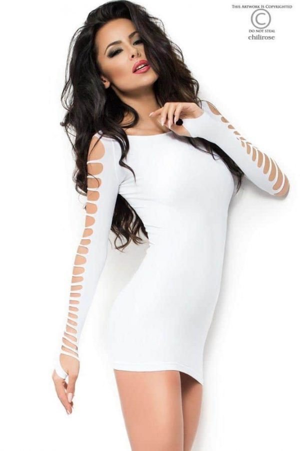 CR 3608  SM  White seamless Minidress ViPstore.hu - Erotika Webáruház - Szexshop