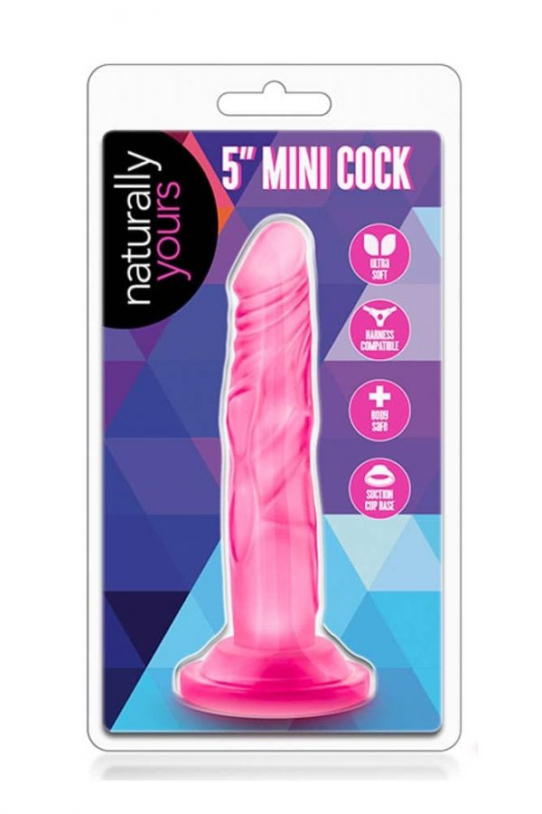 Naturally Yours 5 inch Mini Cock Pink #1 | ViPstore.hu - Erotika webáruház