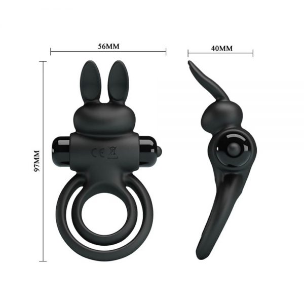 Pretty Love Vibrant Penis Ring 3 Black ViPstore.hu - Erotika Webáruház - Szexshop 4