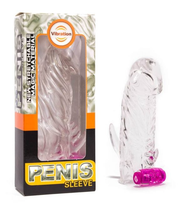 Penis Sleeve With Vibration Clear #1 | ViPstore.hu - Erotika webáruház