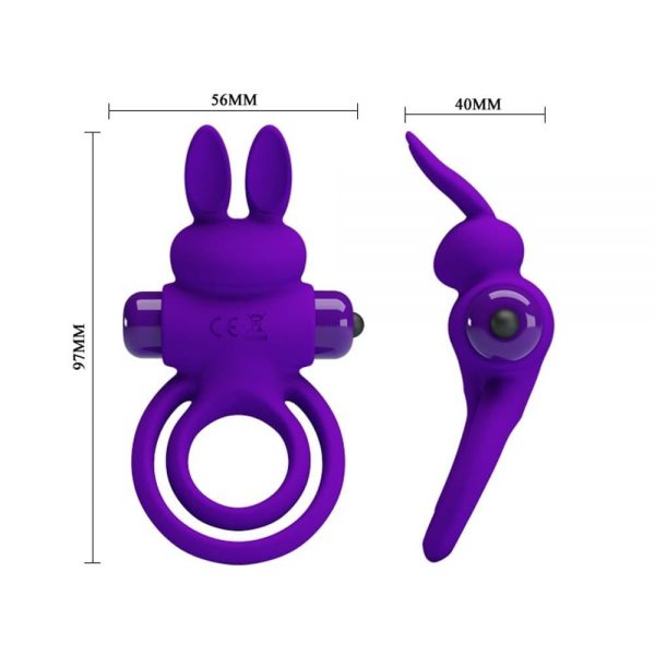 Pretty Love Vibrant Penis Ring 3 Purple #4 | ViPstore.hu - Erotika webáruház