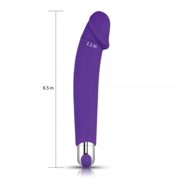 Rechargeable IJOY Silicone Dildo Purple #6 | ViPstore.hu - Erotika webáruház