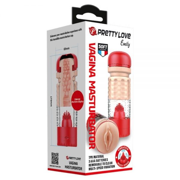 Pretty Love Emily Masturbator Red ViPstore.hu - Erotika Webáruház - Szexshop 8