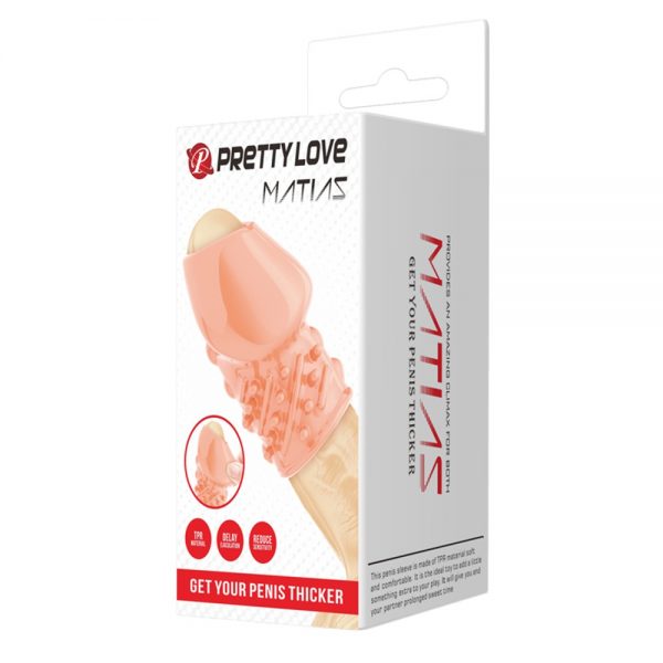 Pretty Love Penis Sleeve Matias Flesh #1 | ViPstore.hu - Erotika webáruház