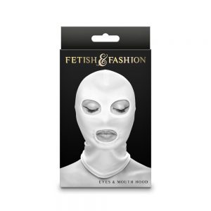 Fetish & Fashion - Eyes & Mouth Hood - White - Alternate Package #1 | ViPstore.hu - Erotika webáruház