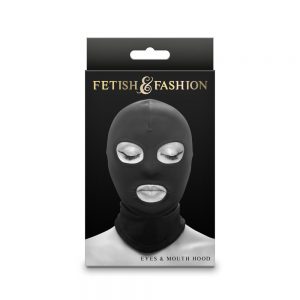 Fetish & Fashion - Eyes & Mouth Hood - Black - Alternate Package #1 | ViPstore.hu - Erotika webáruház