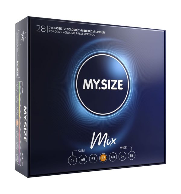 MY SIZE MIX Condoms 57 mm (28 pieces) ViPstore.hu - Erotika Webáruház - Szexshop