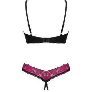 Rosenty 2-pcs crotchless set M/L