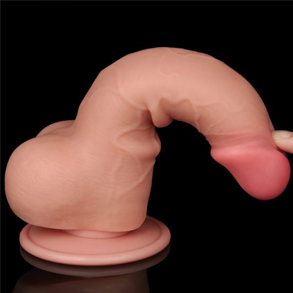 7.5'' Sliding Skin Dual Layer Dong Flesh II ViPstore.hu - Erotika Webáruház - Szexshop 8