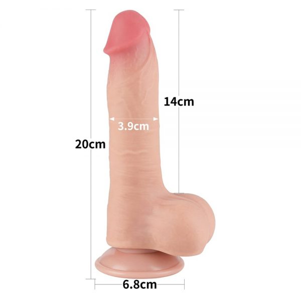 8'' Sliding Skin Dual Layer Dong Flesh I ViPstore.hu - Erotika Webáruház - Szexshop 4