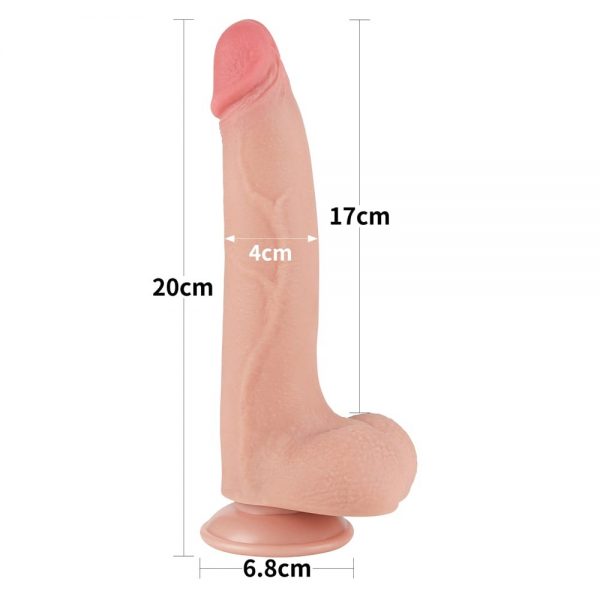 8.5'' Sliding Skin Dual Layer Dong Flesh I ViPstore.hu - Erotika Webáruház - Szexshop 4