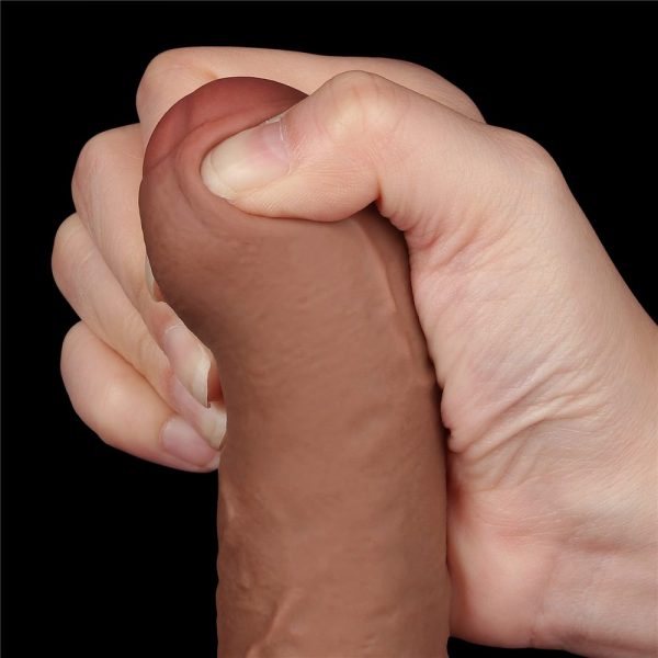7'' Sliding Skin Dual Layer Dong Brown ViPstore.hu - Erotika Webáruház - Szexshop 2