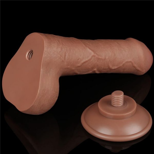 7'' Sliding Skin Dual Layer Dong Brown ViPstore.hu - Erotika Webáruház - Szexshop 3