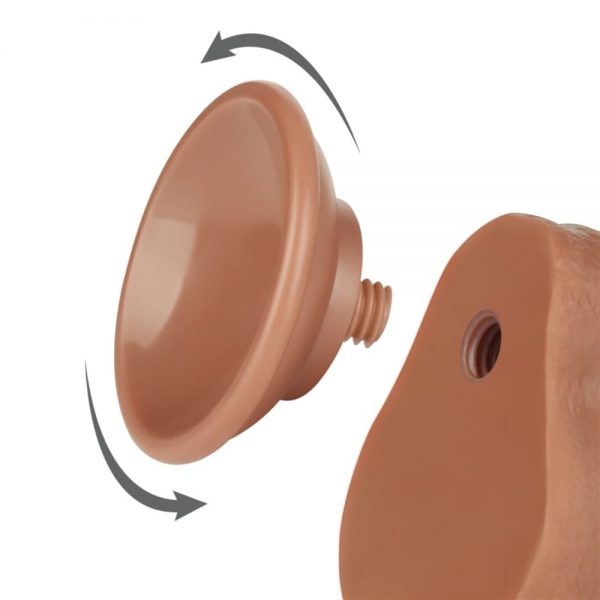 7'' Sliding Skin Dual Layer Dong Brown ViPstore.hu - Erotika Webáruház - Szexshop 4