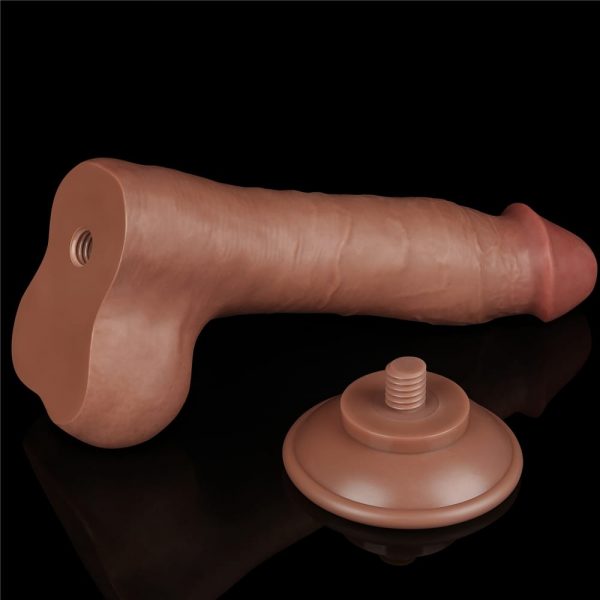 8'' Sliding Skin Dual Layer Dong Brown I ViPstore.hu - Erotika Webáruház - Szexshop 3
