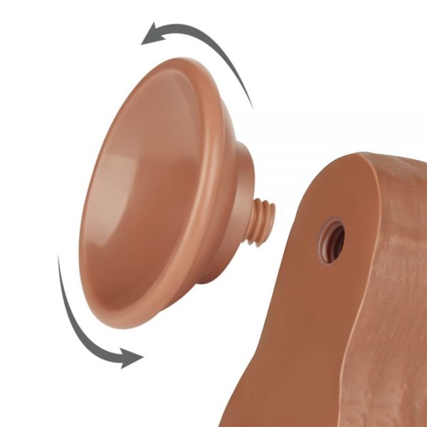 8.5'' Sliding Skin Dual Layer Dong Brown II ViPstore.hu - Erotika Webáruház - Szexshop 4