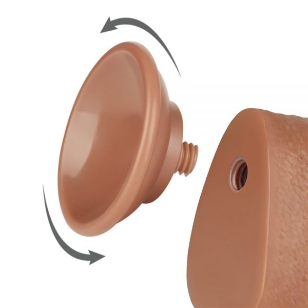 9.5'' Sliding Skin Dual Layer Dong Brown ViPstore.hu - Erotika Webáruház - Szexshop 4