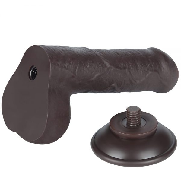7'' Sliding Skin Dual Layer Dong Black ViPstore.hu - Erotika Webáruház - Szexshop 3