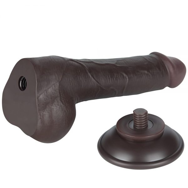 7.5'' Sliding Skin Dual Layer Dong Black II ViPstore.hu - Erotika Webáruház - Szexshop 3
