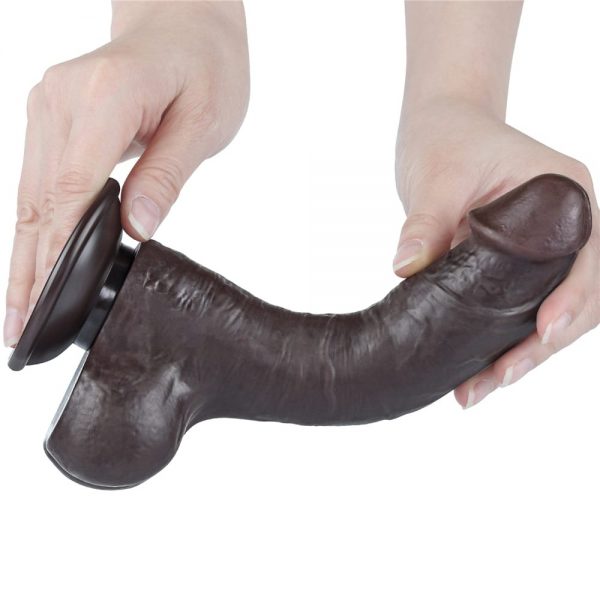 8'' Sliding Skin Dual Layer Dong Black I ViPstore.hu - Erotika Webáruház - Szexshop 8