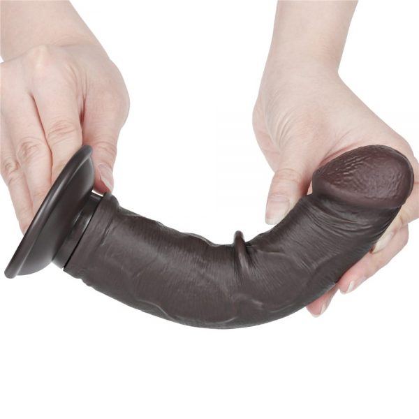 8'' Sliding Skin Dual Layer Dong Black II ViPstore.hu - Erotika Webáruház - Szexshop 8