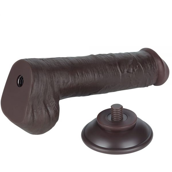 8'' Sliding Skin Dual Layer Dong Black III ViPstore.hu - Erotika Webáruház - Szexshop 3