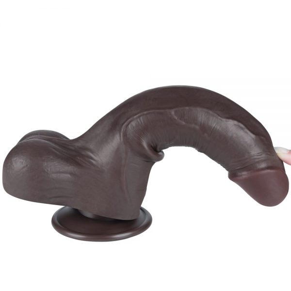 8.5'' Sliding Skin Dual Layer Dong Black II ViPstore.hu - Erotika Webáruház - Szexshop 2