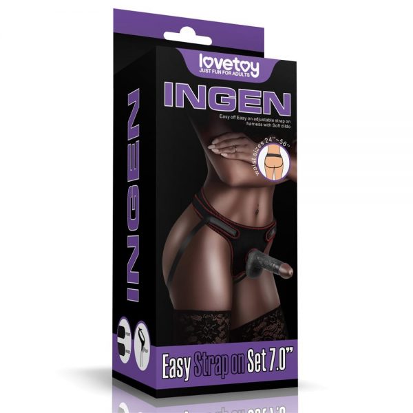 Easy Strapon Set 7.0'' Black ViPstore.hu - Erotika Webáruház - Szexshop