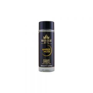 HOT Massage Oil  amber & musk 100 ml ViPstore.hu - Erotika Webáruház - Szexshop