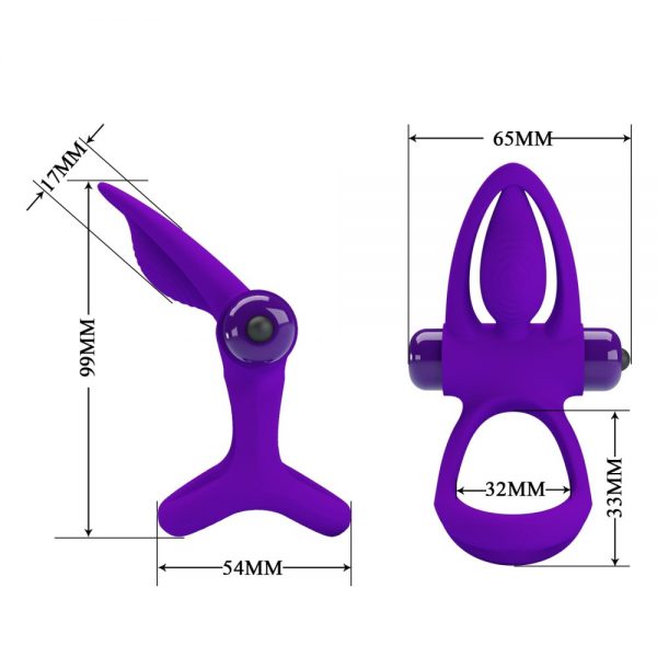 Pretty Love Vibration Cockring Purple ViPstore.hu - Erotika Webáruház - Szexshop 7