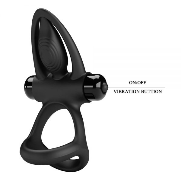 Pretty Love Vibration Cockring Black ViPstore.hu - Erotika Webáruház - Szexshop 8