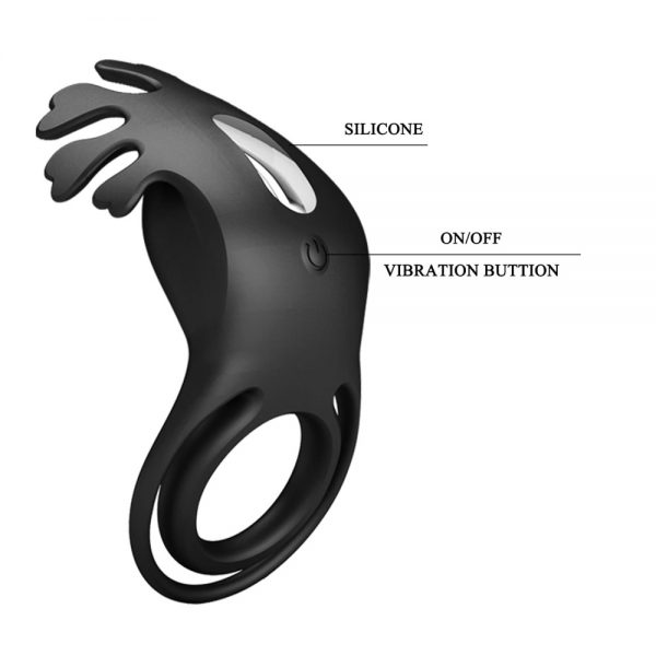 Pretty Love Vibrant Penis Ring Ruben Black ViPstore.hu - Erotika Webáruház - Szexshop 8