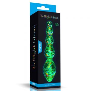 Glow-in-the-dark Twilight Gleam Glass Dildo-Tantalizing Orbs ViPstore.hu - Erotika Webáruház - Szexshop
