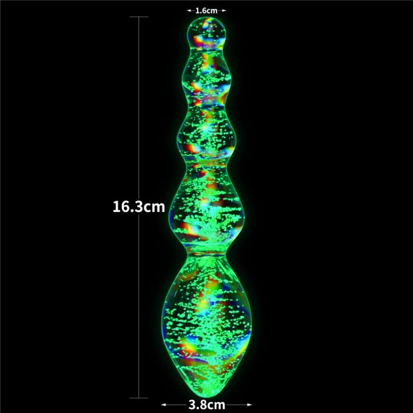 Glow-in-the-dark Twilight Gleam Glass Dildo-Tantalizing Orbs ViPstore.hu - Erotika Webáruház - Szexshop 8