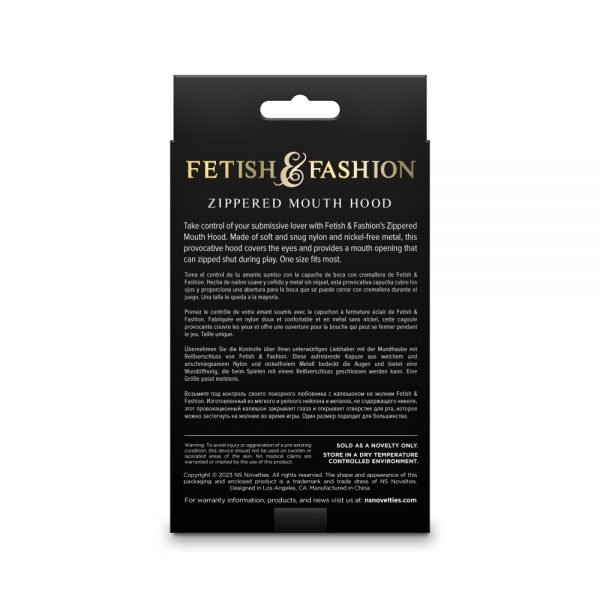 Fetish & Fashion – Zippered Mouth Hood – White – Alternate Package ViPstore.hu - Erotika Webáruház - Szexshop 3
