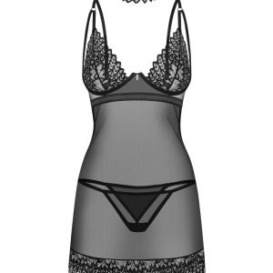 Donarella chemise & thong M/L