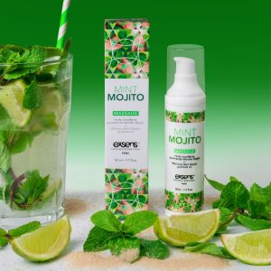 Warming gourmet massage  oil MINT MOJITO 50ml ViPstore.hu - Erotika Webáruház - Szexshop