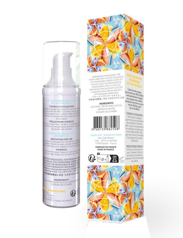 Warming gourmet massage  oil SEX ON THE BEACH  50ml ViPstore.hu - Erotika Webáruház - Szexshop 3