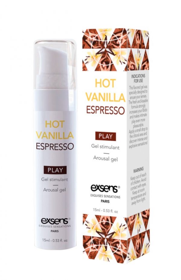 Cooling Arousal Gel HOT VANILLA ESPRESSO 15ml ViPstore.hu - Erotika Webáruház - Szexshop 2