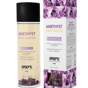Organic Massage Oil with stones AMETHYST SWEET ALMOND 100ml ViPstore.hu - Erotika Webáruház - Szexshop 2