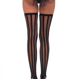 Sheer Stockings with Vertical Stripes ViPstore.hu - Erotika Webáruház - Szexshop